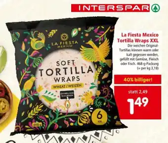 Interspar La Fiesta Mexico Tortilla Wraps XXL Angebot