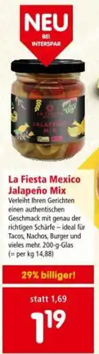 Interspar La Fiesta Mexico Jalapeño Mix Angebot