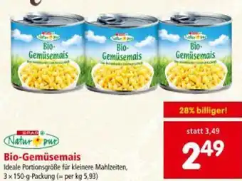 Interspar Bio-Gemüsemais Angebot