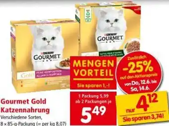 Interspar Gourmet Gold Katzennahrung Angebot