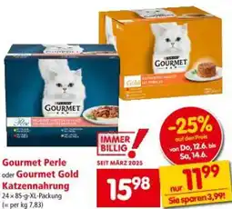 Interspar Gourmet Perle oder Gourmet Gold Katzennahrung Angebot
