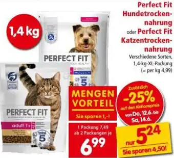 Interspar Perfect Fit Hundetrocken nahrung Angebot