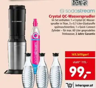 Interspar Crystal QC-Wassersprudler Angebot