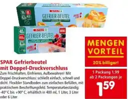 Interspar SPAR Gefrierbeutel Angebot