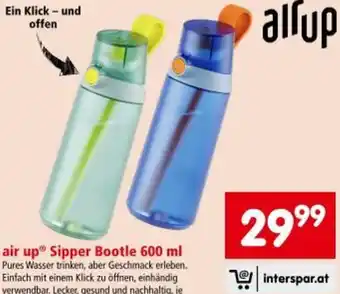 Interspar air up Sipper Bootle Angebot