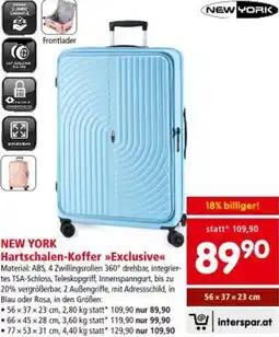 Interspar Hartschalen-Koffer Exclusive Angebot