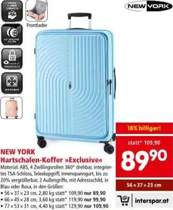 Interspar Hartschalen-Koffer Exclusive Angebot