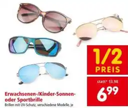Interspar Erwachsenen-/Kinder-Sonnen- oder Sportbrille Angebot