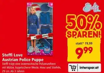 Interspar Steffi love Austrian Police Puppe Angebot