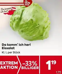 Billa Da komm ich her Eissalat Angebot
