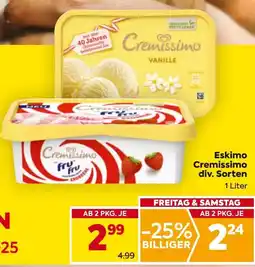 Billa Eskimo Cremissimo Angebot