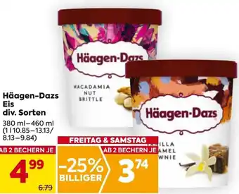 Billa Häagen-Dazs Eis Angebot