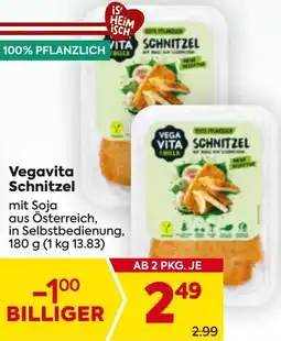 Billa Vegavita Schnitzel Angebot