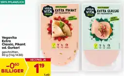 Billa Vegavita Extra Classic, Pikant od. Gurkerl Angebot