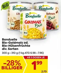 Billa Bonduelle Bio-Goldmais od. Bio-Hülsenfrüchte Angebot