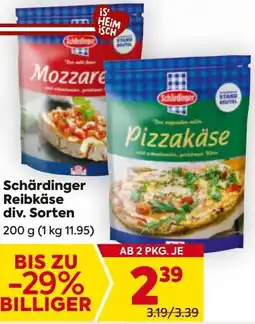 Billa Schärdinger Reibkäse Angebot