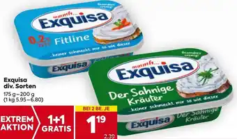 Billa Exquisa div. Sorten Angebot