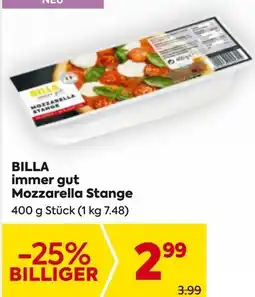 Billa Billa mozzarella Angebot