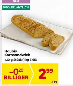 Billa Haubis Kornsandwich Angebot