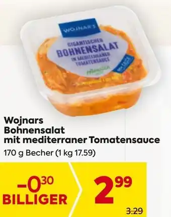 Billa Wojnars Bohnensalat mit mediterraner Tomatensauce Angebot