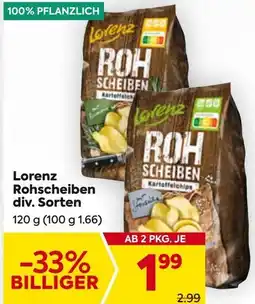 Billa Lorenz Rohscheiben Angebot