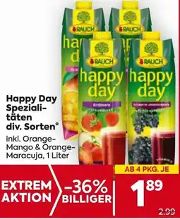 Billa Happy Day Speziali- täten div. Sorten Angebot