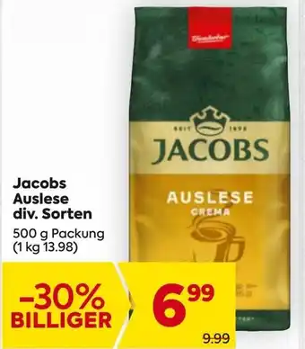 Billa Auslese div. Sorten Angebot