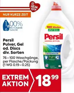 Billa Persil Pulver Angebot
