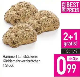 Sutterlüty Hammerl Landbäckerei Kürbismehrkornbrötchen Angebot