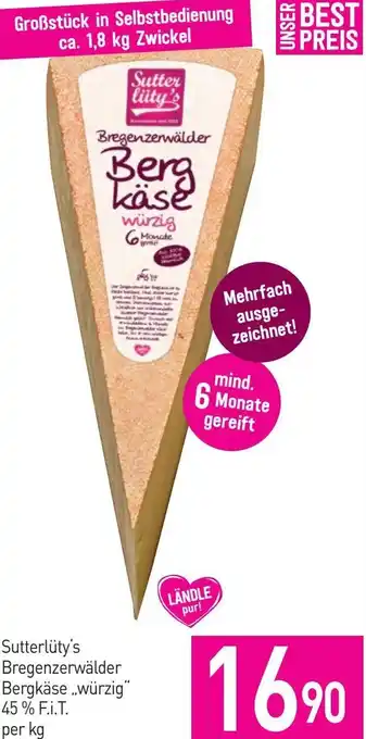 Sutterlüty Sutterlüty's Bregenzerwälder Angebot