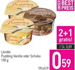 Sutterlüty Landle Pudding Pudding Vanille oder Schoko Angebot