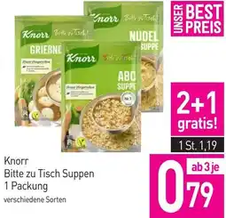 Sutterlüty Knorr bitte zu tisch Suppen Angebot