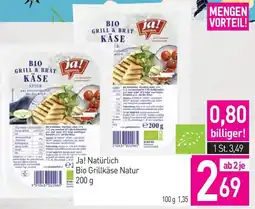 Sutterlüty Ja! Natürlich Bio Grillkäse Natur Angebot