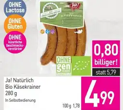 Sutterlüty Ja! Natürlich Bio Käsekrainer Angebot