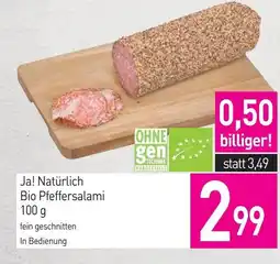 Sutterlüty Ja! Natürlich Bio Pfeffersalami Angebot