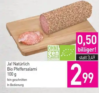 Sutterlüty Ja! Natürlich Bio Pfeffersalami Angebot