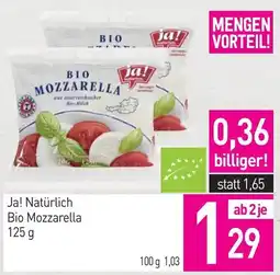 Sutterlüty Ja! Natürlich Bio Mozzarella Angebot