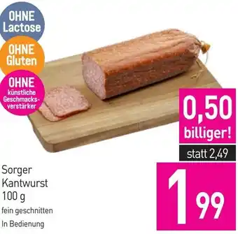 Sutterlüty Sorger Kantwurst Angebot