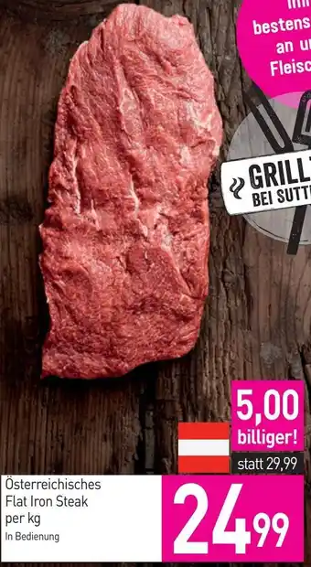 Sutterlüty Österreichisches Flat Iron Steak Angebot