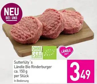 Sutterlüty Sutterlüty's Ländle Bio Rinderburger Angebot