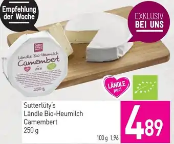 Sutterlüty Sutterlüty's Ländle Bio-Heumilch Angebot