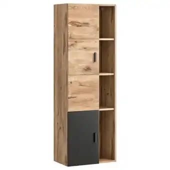 Möbelix Midischrank Grado Eiche Dekor/grau Angebot