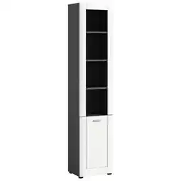 Möbelix Hochschrank Lago Weiß Matt/ Grau Angebot