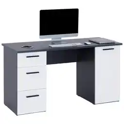 Möbelix Schreibtisch mit Stauraum B 138 cm H 76cm Angebot