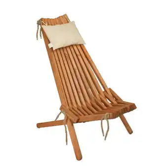 Möbelix Garten-Relaxsessel Falun Holz Klappbar, mit Zierkissen Angebot