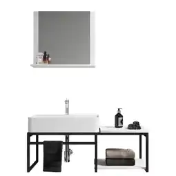 Möbelix Badezimmer 3--Teilig. Waschplatz 'bitila 100' Angebot