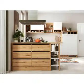 Möbelix Einbauküche Küchenblock Möbelix Hilde Inselküche 310 cm Angebot