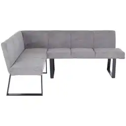 Möbelix Eckbank Grau Polyester/eisen Tampa Ca. 202x160 Cm Angebot