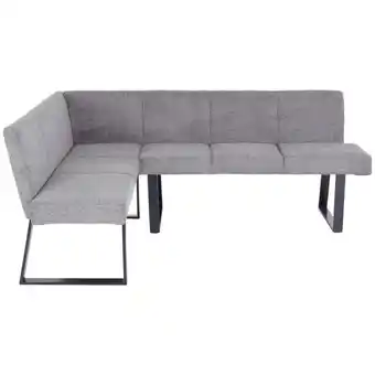 Möbelix Eckbank Grau Polyester/eisen Tampa Ca. 202x160 Cm Angebot