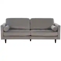 Möbelix 3-Sitzer-Sofa Janina Samt Grau Angebot